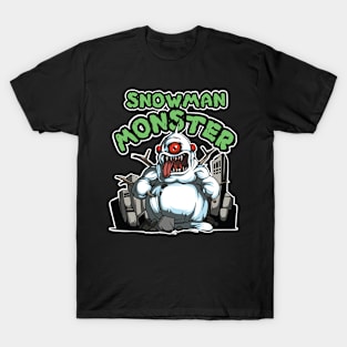 Snowman Monster T-Shirt